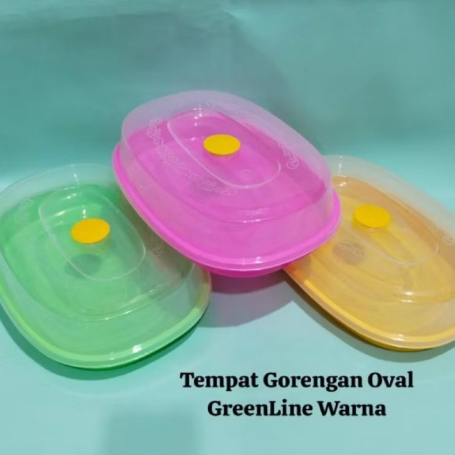TEMPAT GORENGAN OVAL KOTAK WADAH KUE DENGAN TUTUP