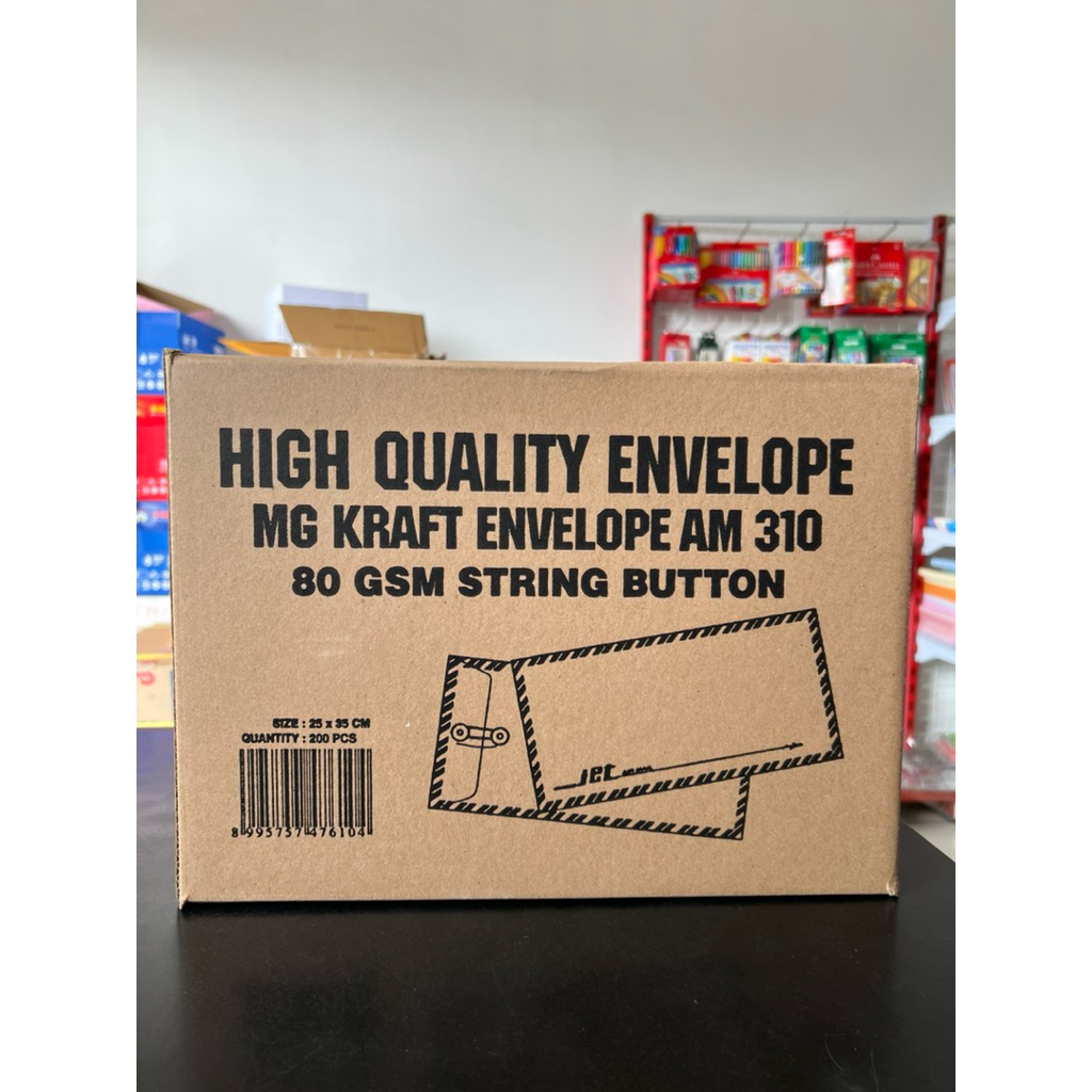

(200pcs) Amplop tali 310 ukuran 25cmx35cm Amplop lamaran kerja 1 kotak isi 20 pack