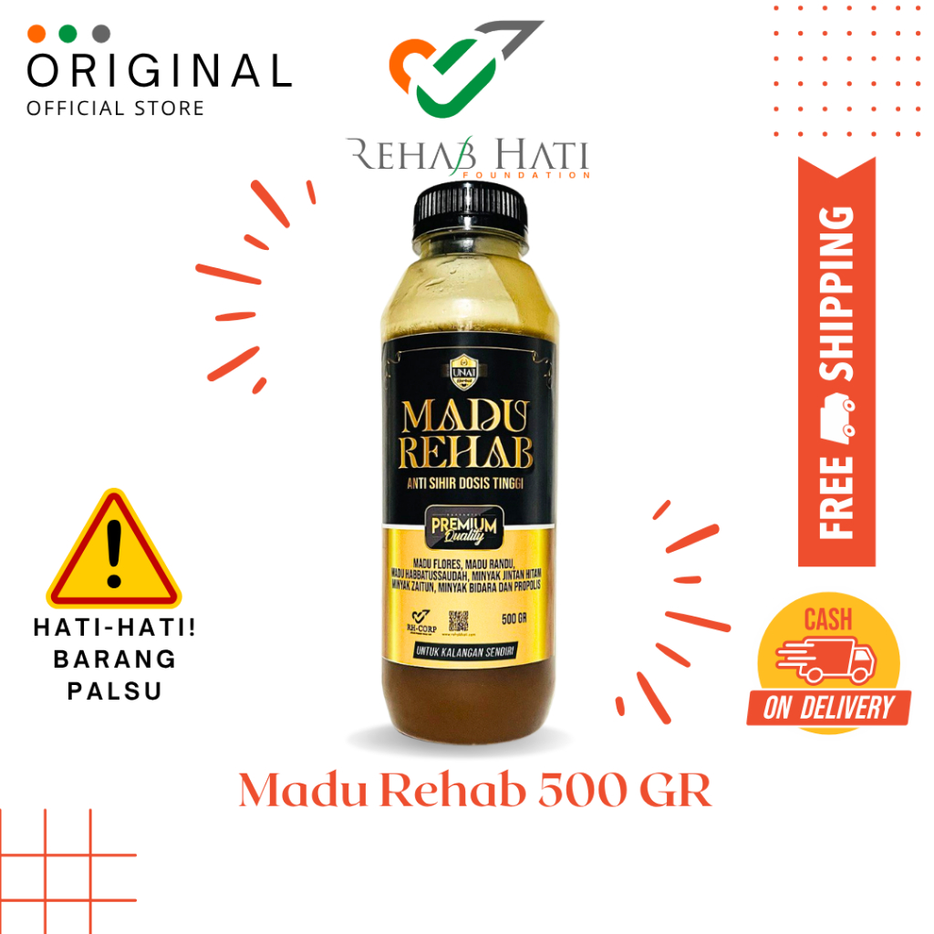

Madu Rehab Hati Premium – 500gr – Madu Herbal Campuran dari Bahan Alami Berkualitas
