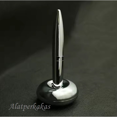 

Pulpen Meja Counter Magnetic Standing Pen with Holder Stainless Steel Desk Pen