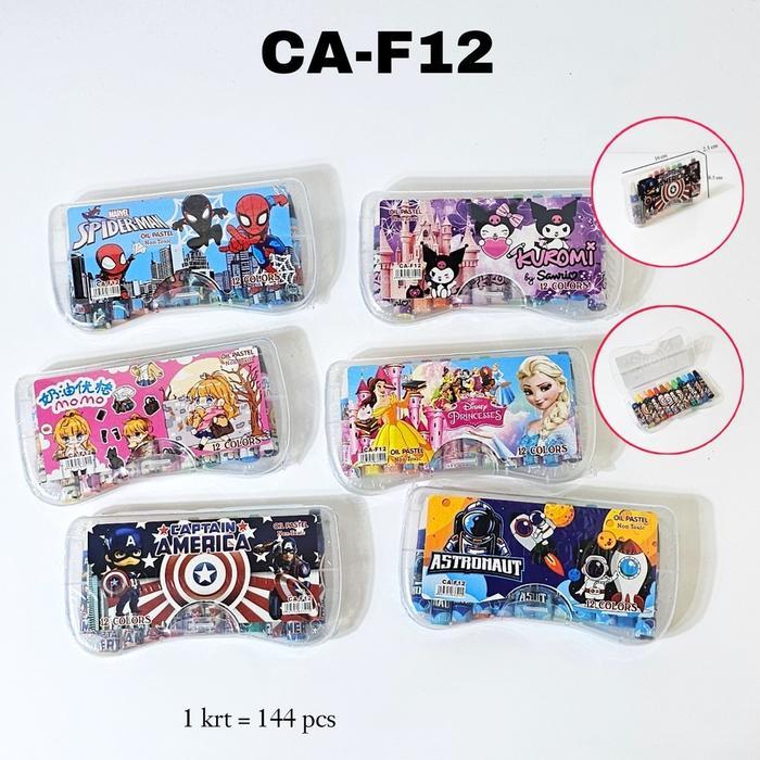 

Oil Pastel Casing 12 Warna /Krayon Minyak/Crayon Stationery - CA F12