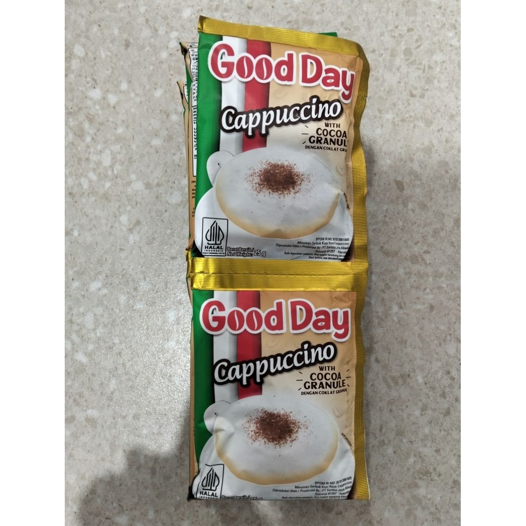 

GOOD DAY CAPPUCINO WITH COCOA GRANULE / RCG ISI 10