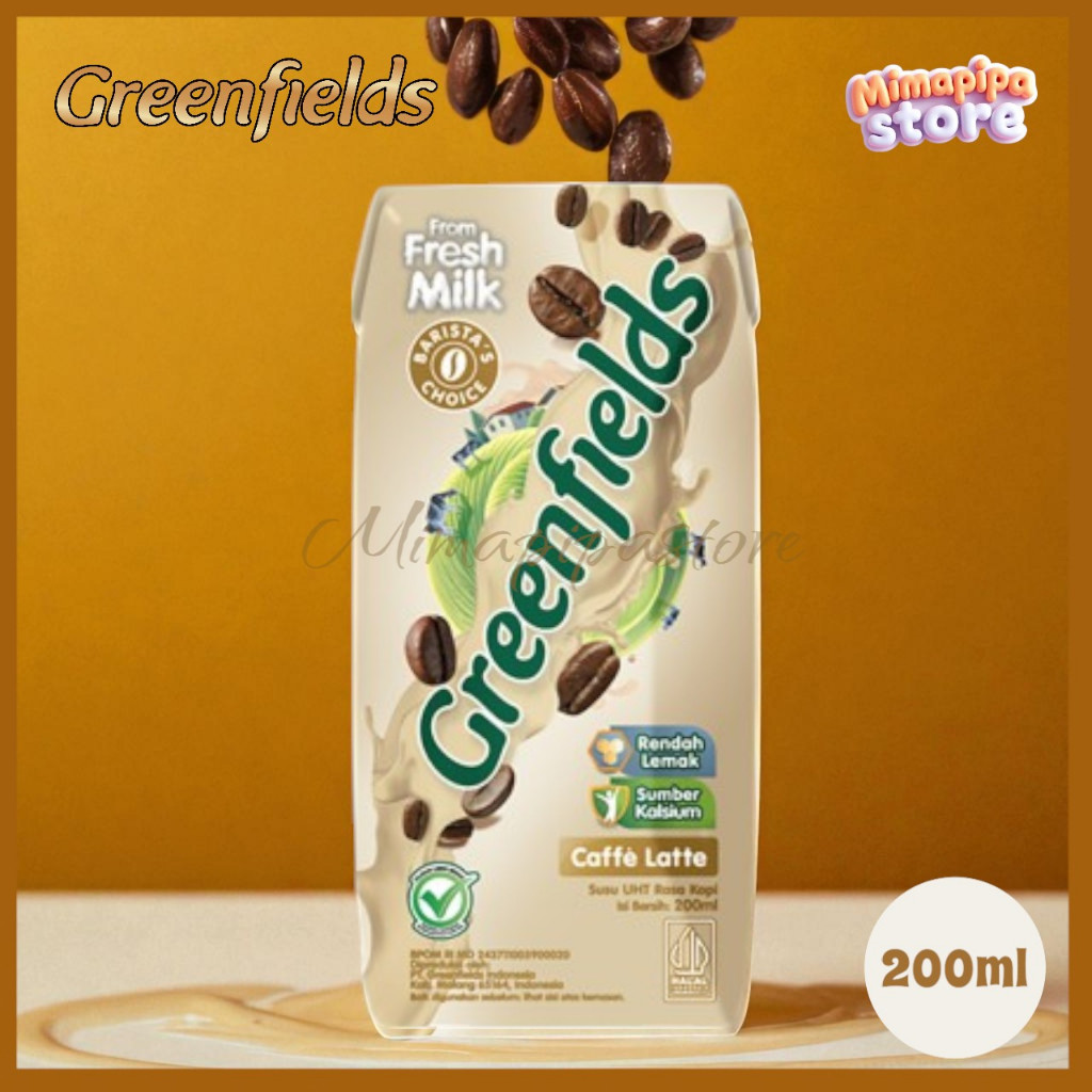 

Greenfields Caffe Latte UHT Milk 200ml 1 Karton