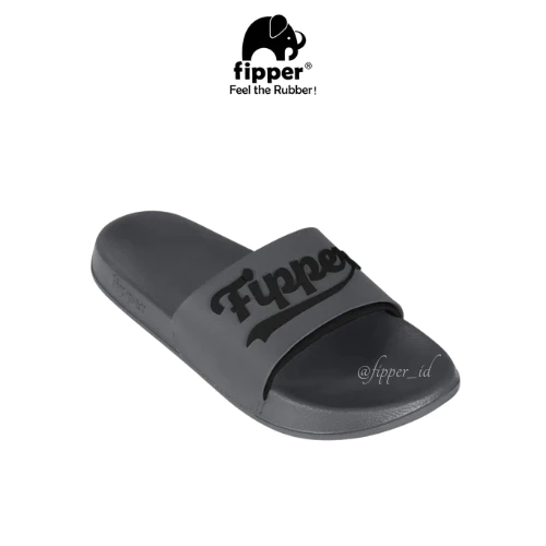 Fipper Slip On Ace Grey Shuttle Black