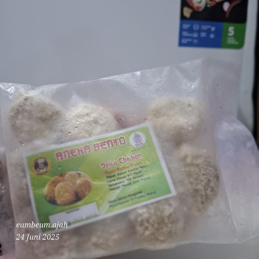 

spicy chiken aneka bento