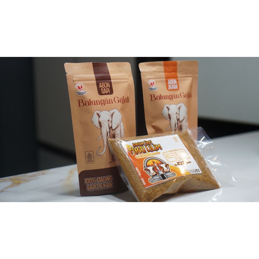 

abon balungan gajah PAKET KOMPLIT 1KG