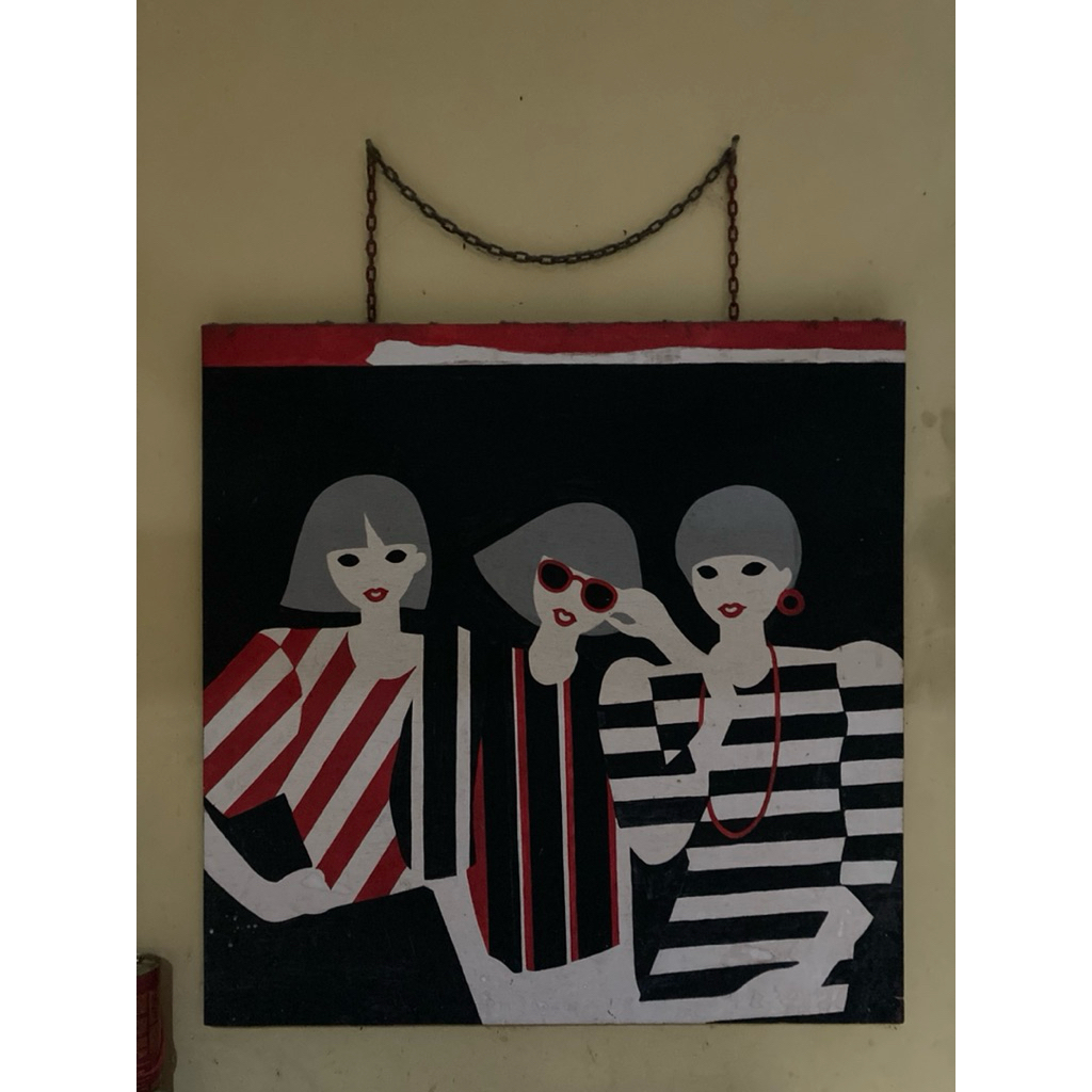 Lukisan ilustrasi Pak Yok 3 Angels