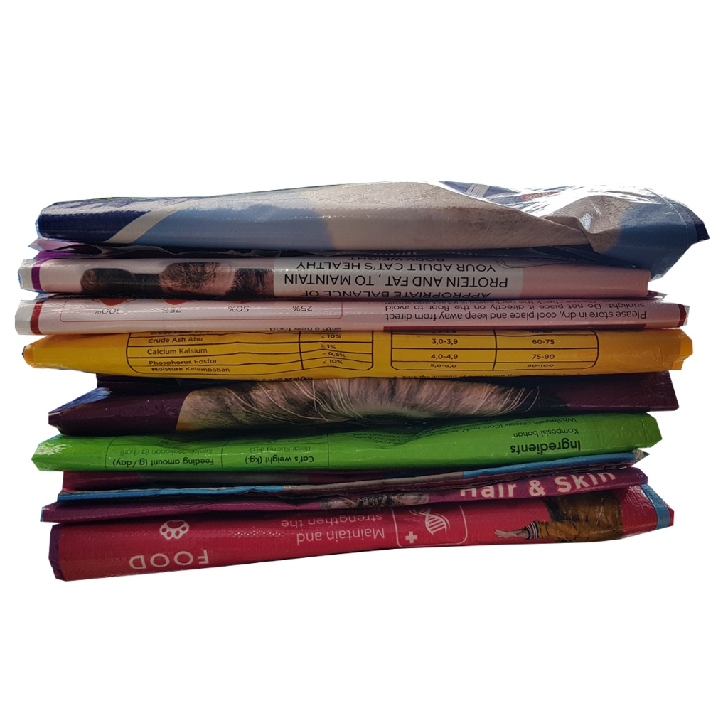 Karung kosong satuan cat food