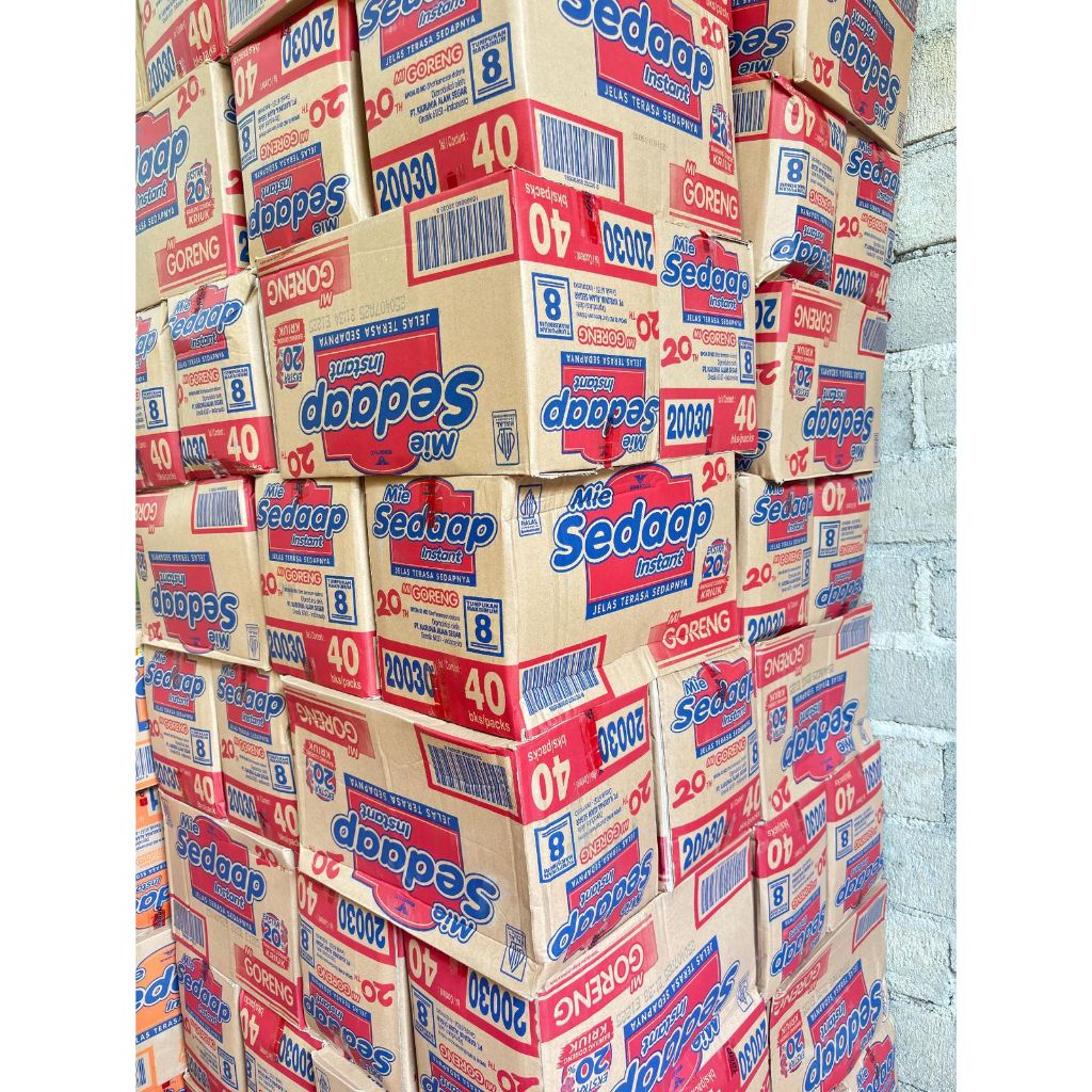 

ANEKA MIE INSTAN INDOMIE SEDAP GORENG 1 DUS ISI 40pcs