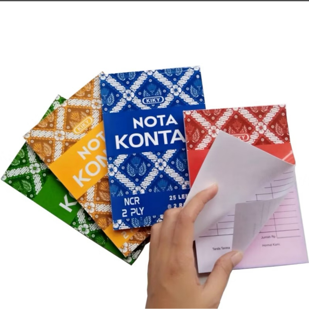 

1 Pack Nota Kontan Kecil KIKY NCR 2 ply isi 10 buku