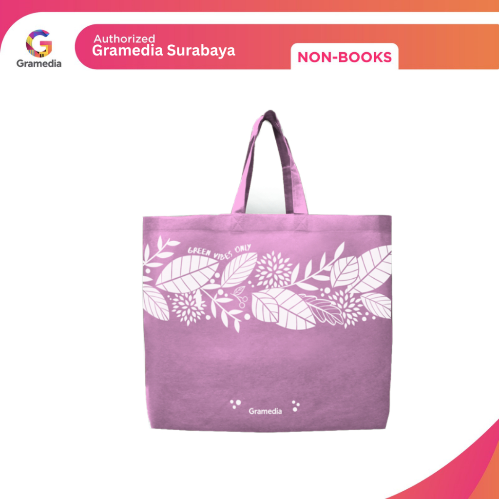 Gramedia Surabaya - Gramedia Tas Go Green Jumbo ( Warna Dan Gambar Random)