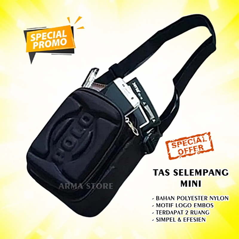 Tas Selempang Pria Polo Embos Mini | SlingBag Tas Slempang Pria Kecil
