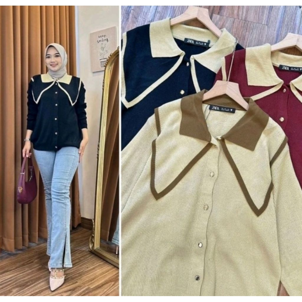 ATASAN RAJUT/ SWEATER RAJUT / CARDIGAN LD120