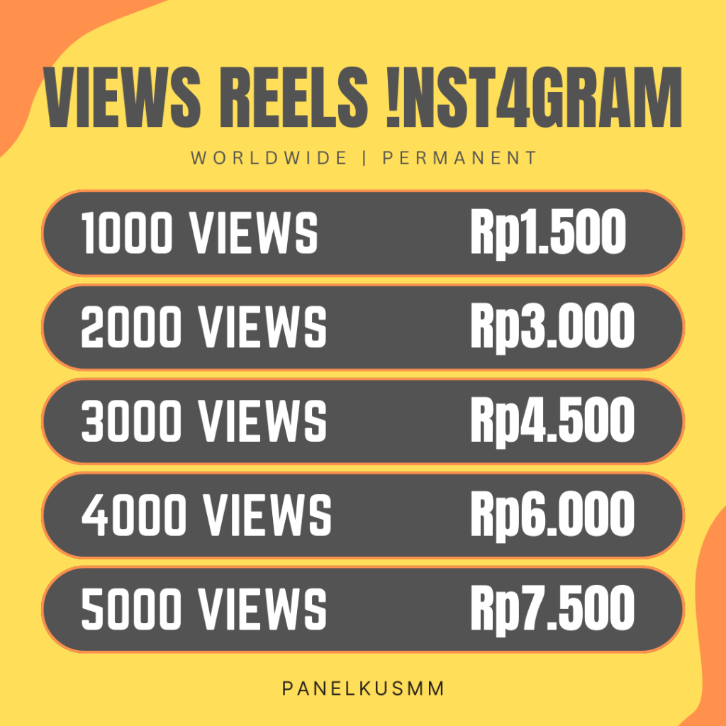 Views Reels Instagram Viewers Instagram Worldwide View Instagram Bergaransi - Sinardjaya