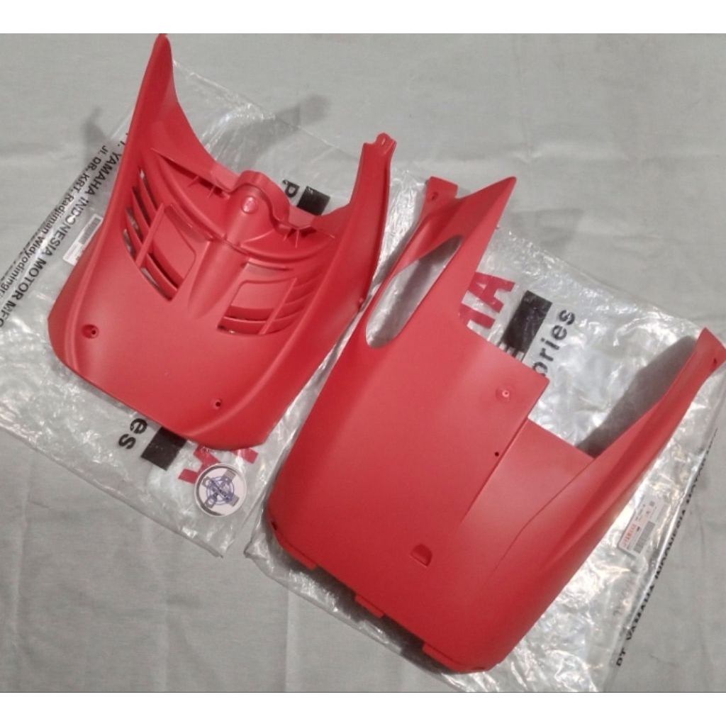 DEK KOLONG DEK PARU SET MIO SOUL MERAH ORIGINAL YAMAHA 14D