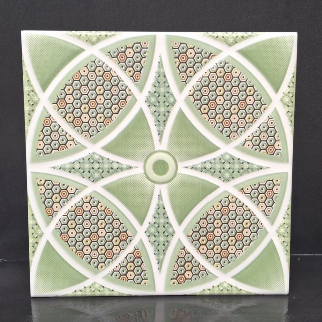 (Ongkir Diluar Aplikasi) Keramik Dinding Kamar Mandi 20x20 KOBE GREEN Mulia