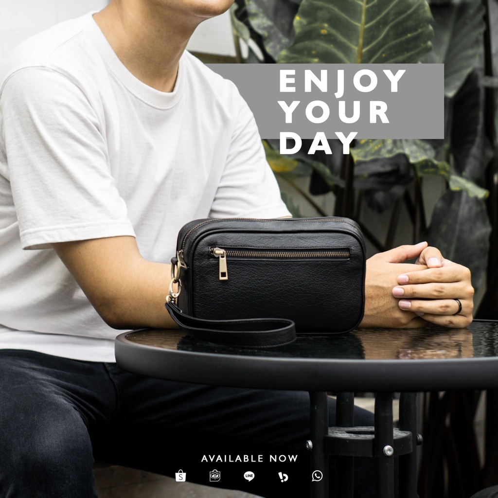 Handbag pria clutch pria dompet tangang dompet jinjing pria