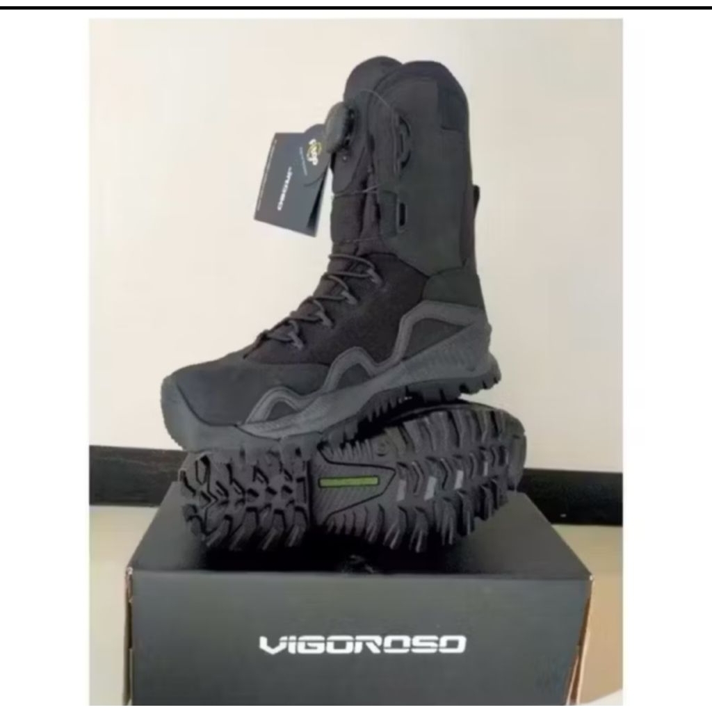 Sepatu PDL VIGOROSO ORIGINAL jatah TNI Terbaru/ Sepatu PDL tali putar / SEPATU PDL VIGOROSO