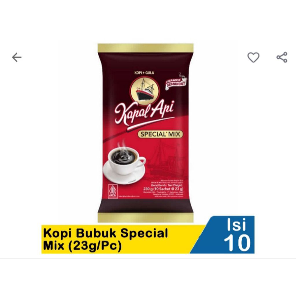 

Kopi Kapal Api isi 10 pcs