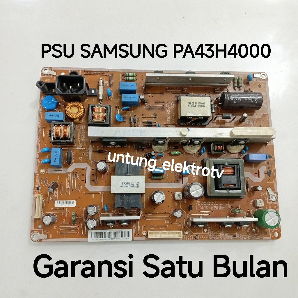 PSU POWER SUPPLY REGULATOR TV SAMSUNG PA43H4000 - PSU POWER SUPPLY REGULATOR TV SAMSUNG PA43H4000