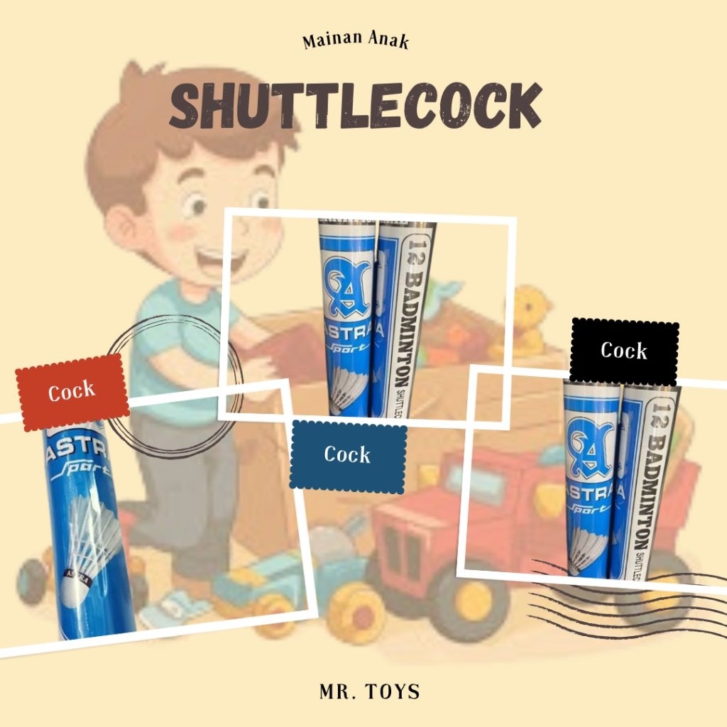 kok bulutangkis murah 1 slop / kok bulu tangkis badminton / kok bulutangkis murah awet