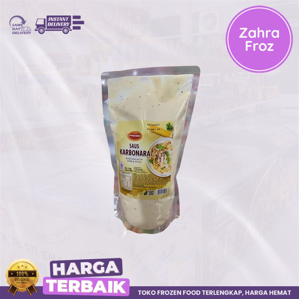 

PRIMA AGUNG SAUS KARBONARA 1 KG