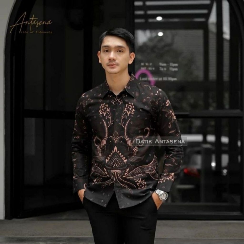 BATIK LENGAN PANJANG cowok keren kemeja batik pria keren 2025