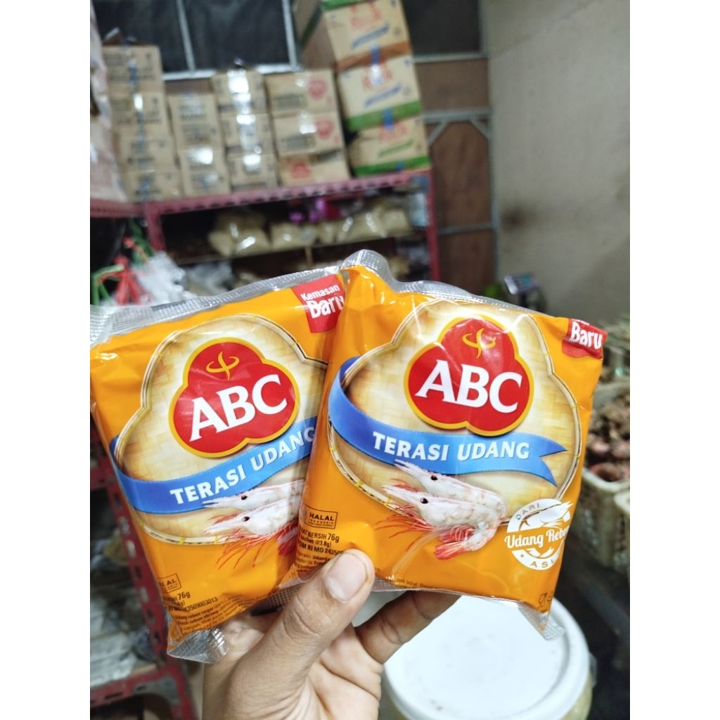 

Terasi Udang ABC 1 pak isi 20 sachet