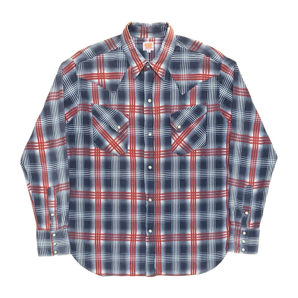 Sugar Cane Western Plaid Shirt