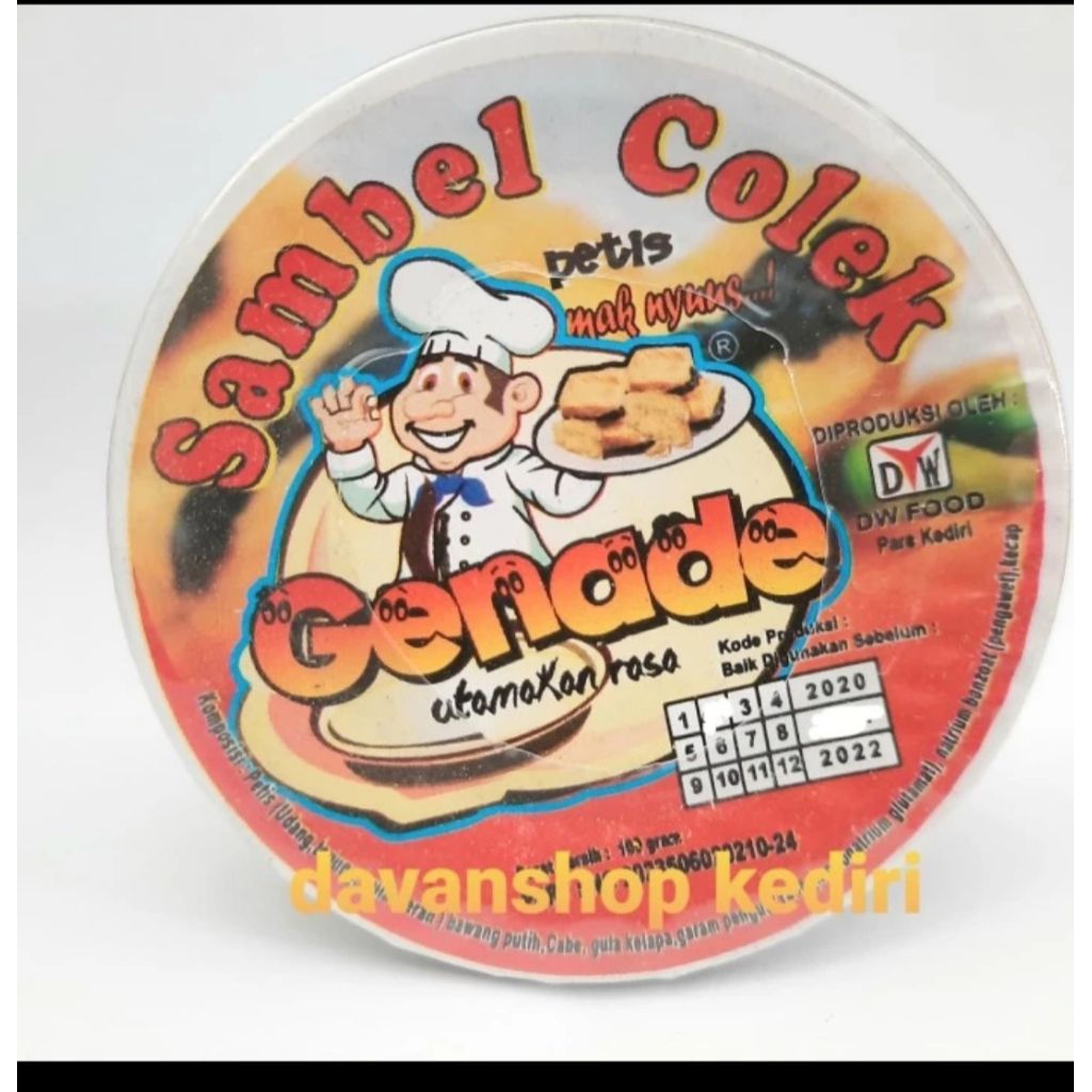 

Sambal Petis Colek GENADE 100gr