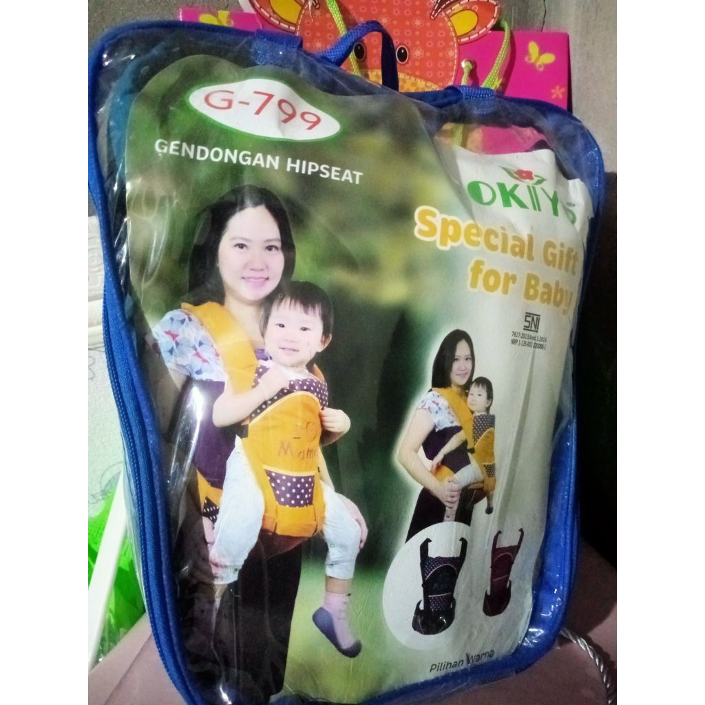 gendongan hipseat okiyo