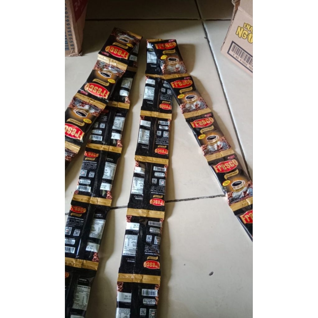 

kopi Fresco tanpa gula 1dus isi 20renteng isi 220pcs paling murah