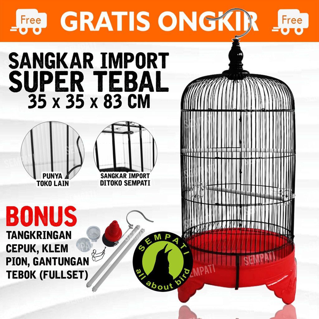 SANGKAR LOVEBIRD DRAGON KAPSUL T3 KAKANATAP LENGKUNG TEBOK MOTIF BINTANG WARNA ...