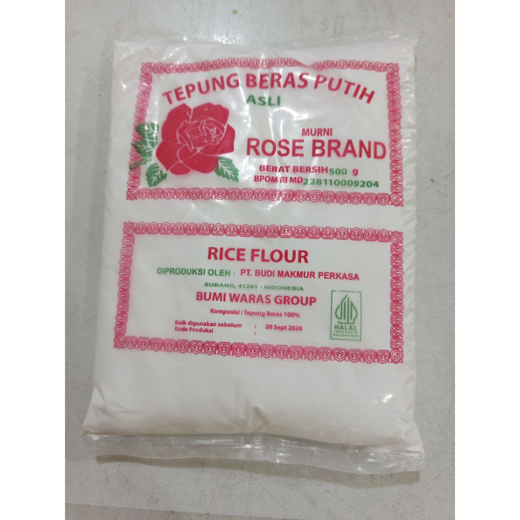 

ROSE BRAND tepung beras putih 500gram
