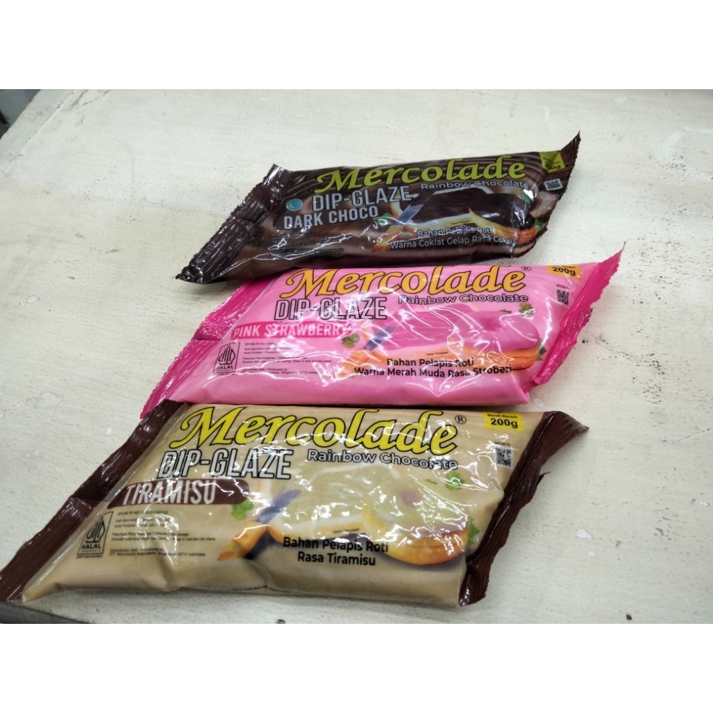 

glaze mercolade kemasan 200gram kemasan bantal