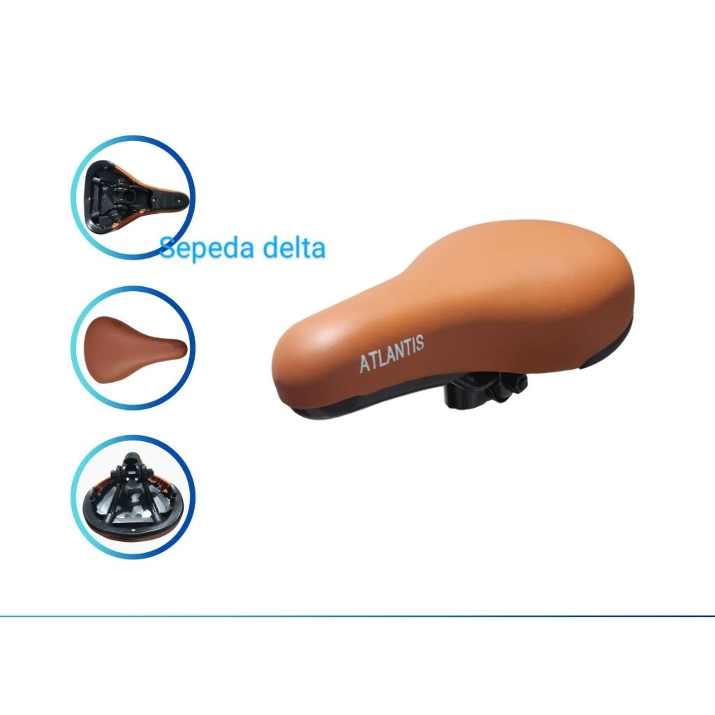 SADEL JOK SEPEDA BMX 20 INCH COKLAT ATLANTIS