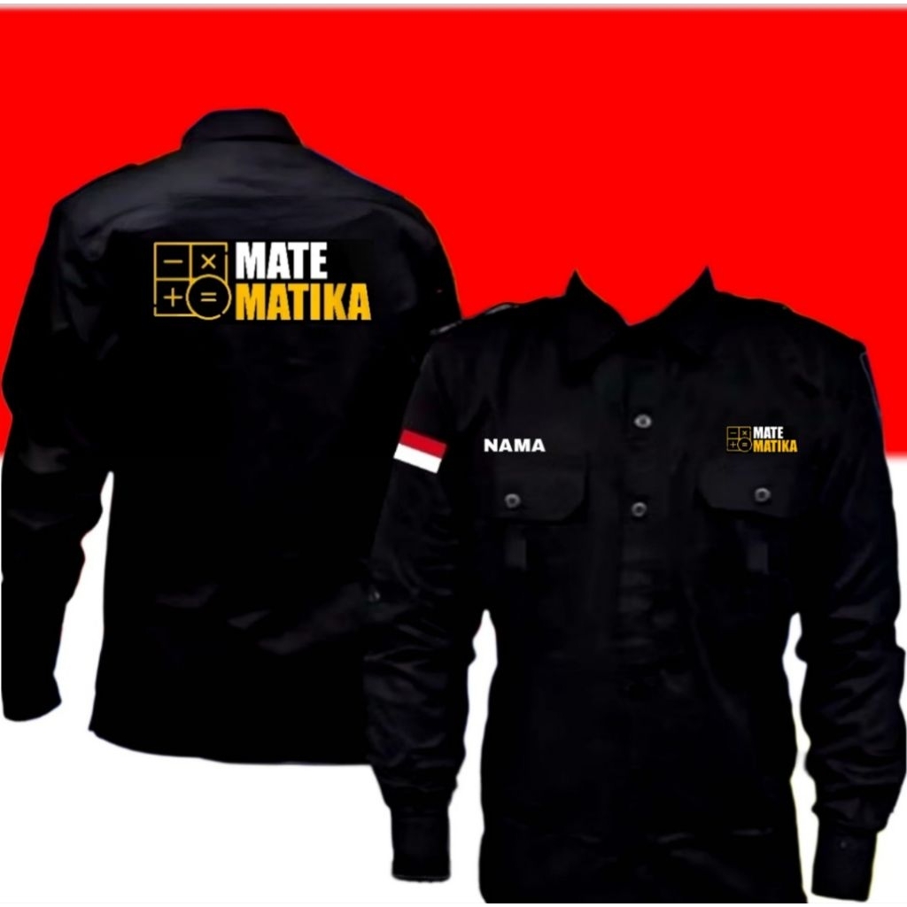 kemeja matematika baju matematika seragam matematika Pdl matematika Pdh matematika kemeja ahli matem