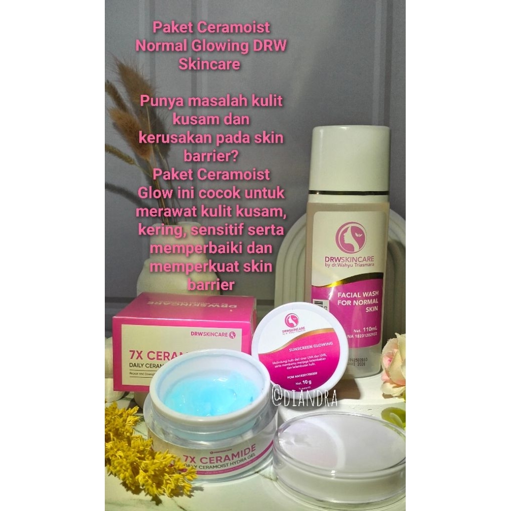 DRW SKINCARE PAKET CHERAMOIST GLOWING
