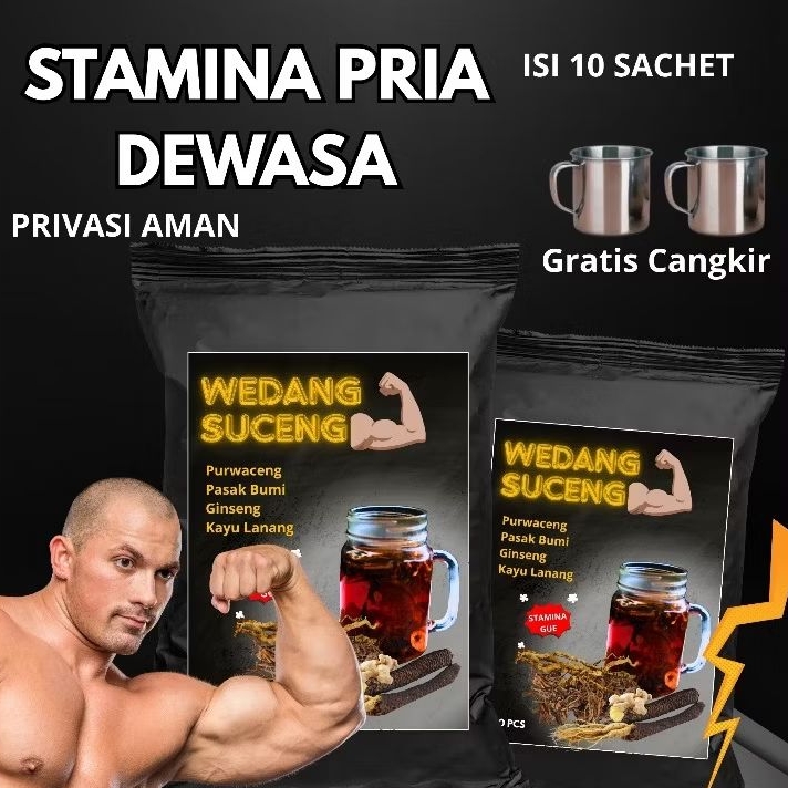 

Jamu Wedang Rempah Suceng – Purwaceng, Ginseng, Pasak Bumi, Kayu Lanang – 10 Sachet Herbal Pria