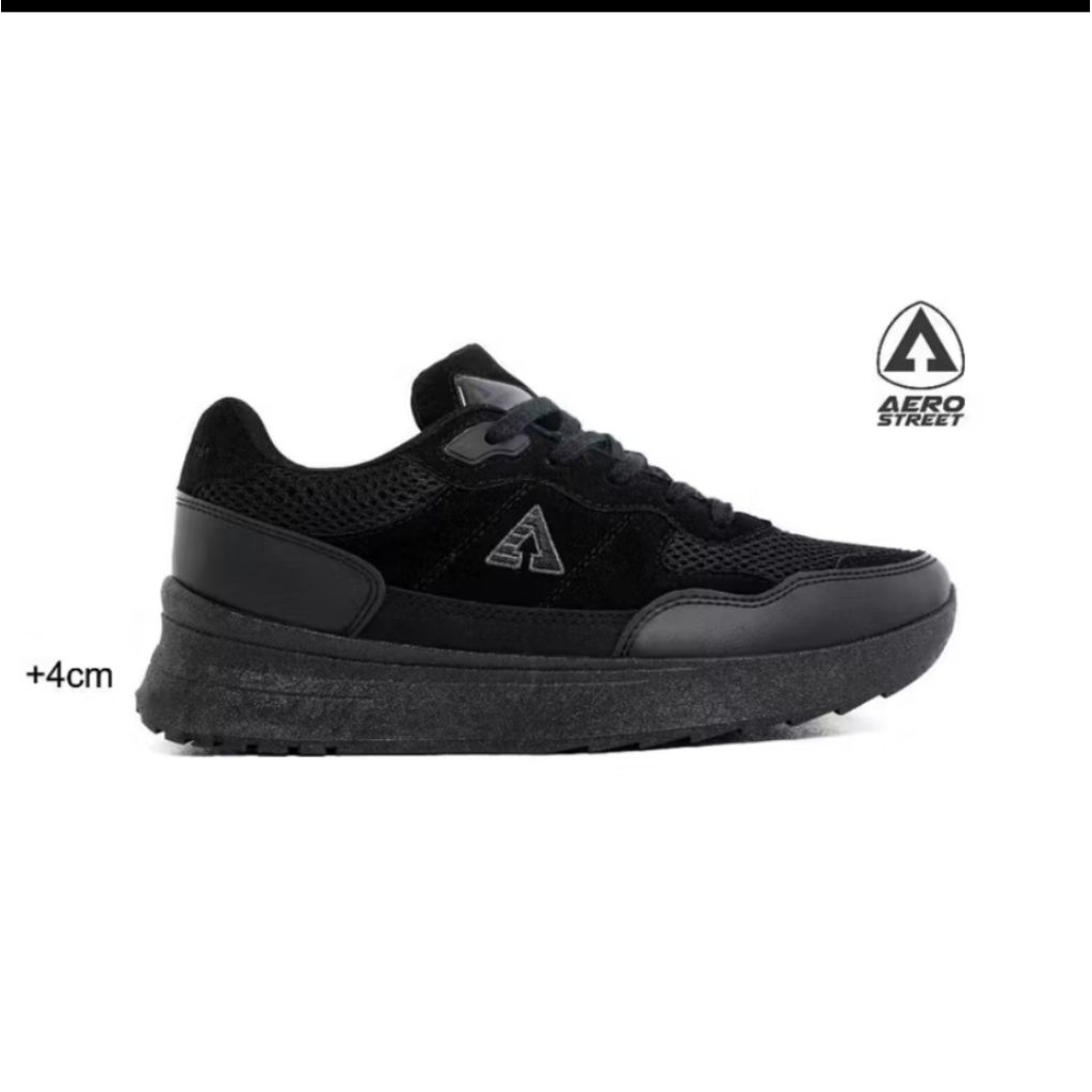 sepatu aero street Ortiz full black .