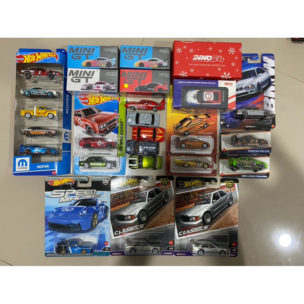 Hot wheels X tarmac X inno64 X minigt borongan