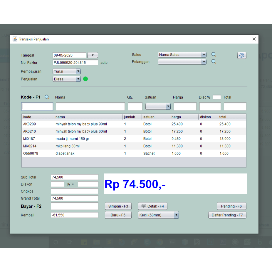 Program Kasir untuk Apotek iB Apotek 5 Solution 5.2 Unlimited PC