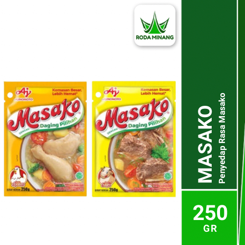 

Masako 250 Gram Besar Penyedap Rasa Ayam Sapi