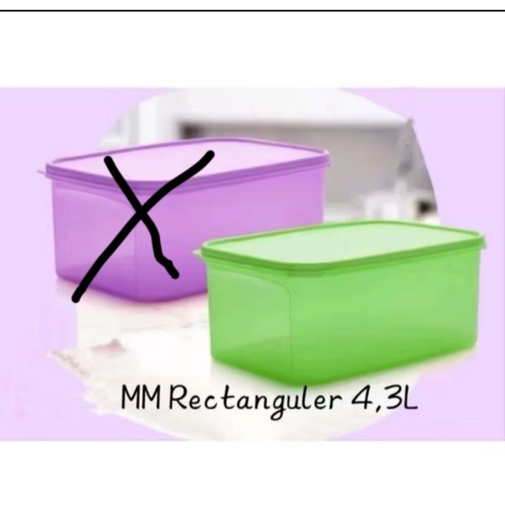 MM square//rectanguler tupperware