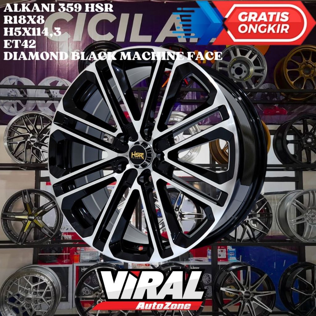 Velg Mobil Terios , Xpander , Almaz , Alphard , HSR ALKANI Ring 18 R18