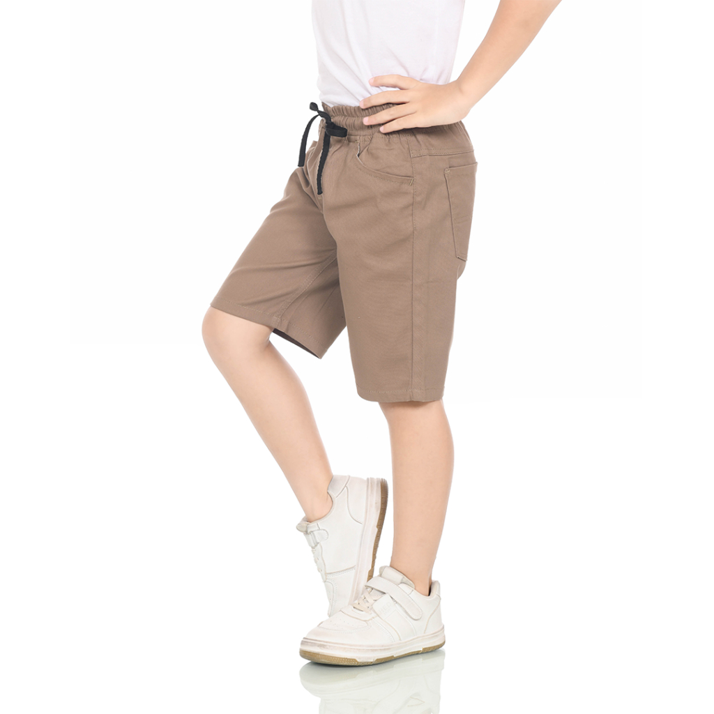 Lutbach Celana Chinos Pendek Anak Laki Laki 4-14 Tahun Mocca