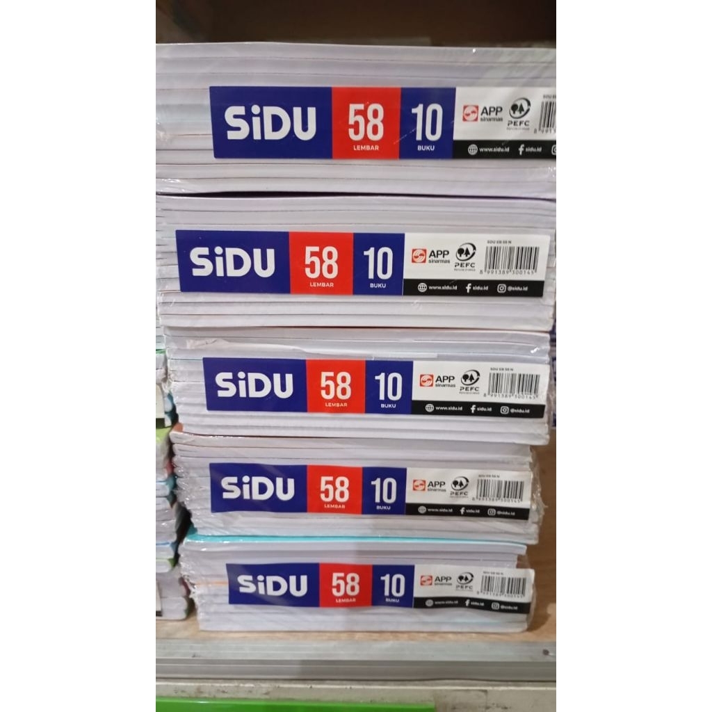 

(1pak)Buku Tulis Sidu 58 / Buku kwarto Sidu 58 / Buku tulis murah / buku sekolah