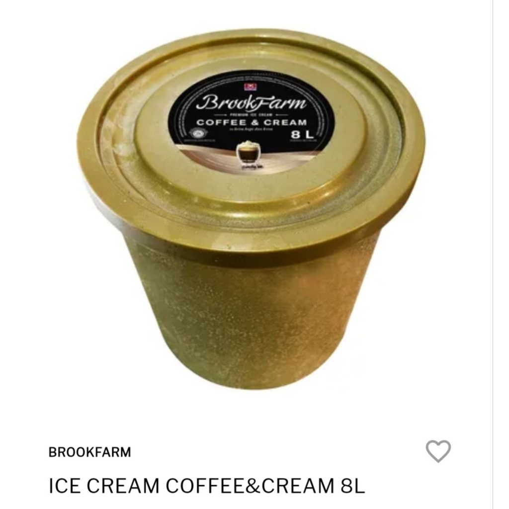 

Ice cream BrookFarm Coffee & Cream 8L