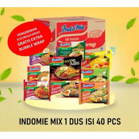 

JRstore - INDOMIE MIX / CAMPUR 1 DUS ISI 40 PCS [EXP 2026] INDOMIE SERIES KOREAN ALL VARIAN