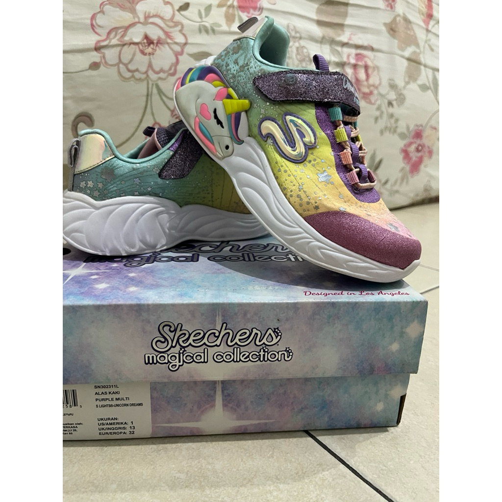 PRELOVED Sepatu anak/Sepatu unicorn/Sepatu Skechers